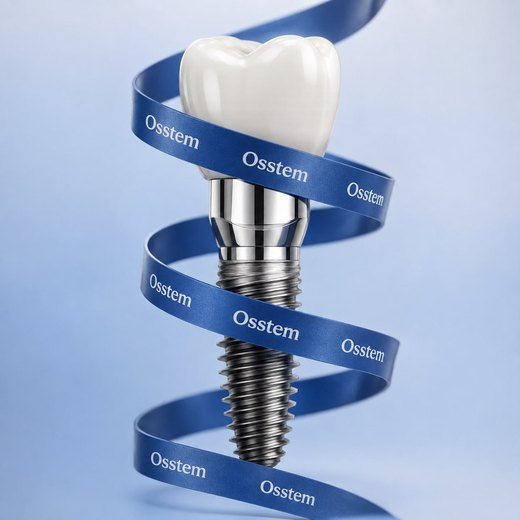 Имплант Osstem с коронкой